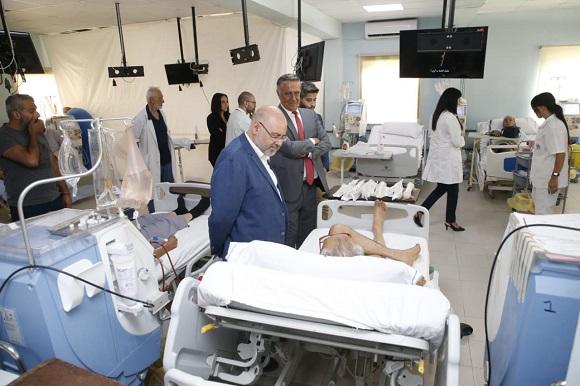 الأبيض تفقد مستشفى البترون بعد انهيار جزء من سقف غرفة غسيل الكلى