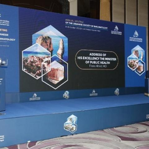 الابيض في مؤتمر امراض الروماتيزم: اعتماد استراتيجية مستدامة لمقاربة ملف الدواء