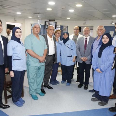 الأبيض في مستشفى رياق: واقفون إلى جانب المصابين في علاجهم المستقبلي
