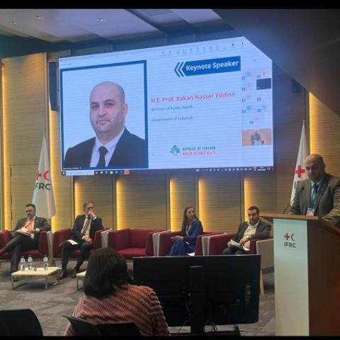 ناصر الدين التقى في جنيف وزراء الصحة في العراق وقطر وسوريا وموناكو