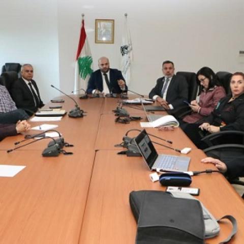 ناصر الدين ترأس اجتماعا للبحث في الاجراءات المتعلقة بسلامة الغذاء وبملف النازحين