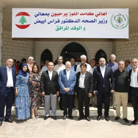  الأبيض في جولته البقاعية: نولي اهتمامًا خاصا للمناطق البعيدة والنائية