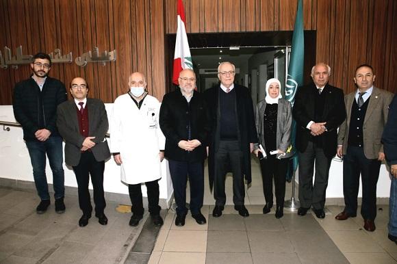Minister Abiad Visits Al Makassed Hospital
