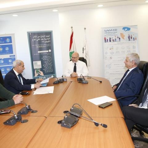 الابيض بحث مع الحجيري في الحاجات الصحية لمنطقة عرسال