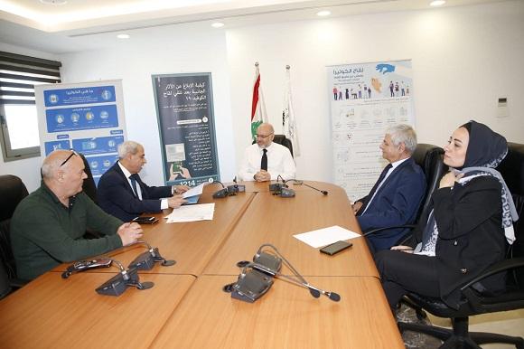 الابيض بحث مع الحجيري في الحاجات الصحية لمنطقة عرسال