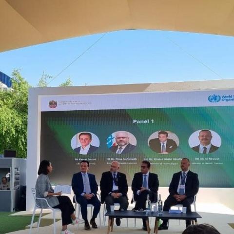 الأبيض اختتم لقاءاته في COP28 ودعا إلى حلول إقليمية للأزمات الصحية المحلية منعًا لتمددها 