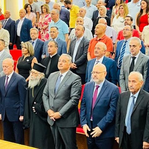 الابيض ممثلا ميقاتي في مؤتمر اتحاد الأطباء في طرابلس
