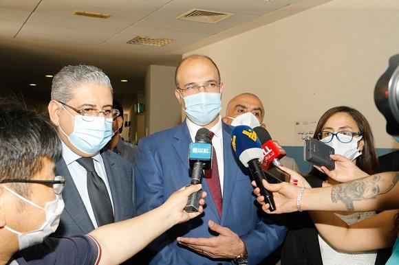 وزير الصحة أطلق حملة تلقيح موظفي القطاع العام في الحدت في حضور أيوب ومشموشي