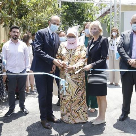 حسن أعاد افتتاح مركز البرنامج الوطني لمكافحة السل و الإيدز بعد ترميمه 