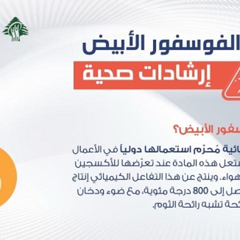 Ministry of Public Health Issues Health Guidelines on White Phosphorus