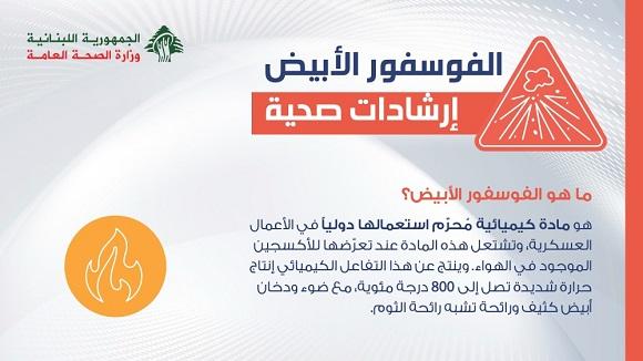 Ministry of Public Health Issues Health Guidelines on White Phosphorus