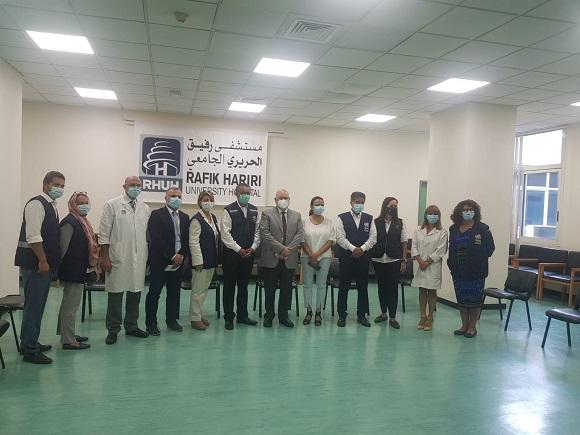 Ghebreyesus Meets with the Minister of Public Health as he Visits Rafik Hariri University Hospital