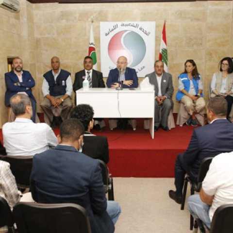 الأبيض زار مركز النجدة الشعبية في عكار مواكبة لحملة التلقيح ضد الكوليرا