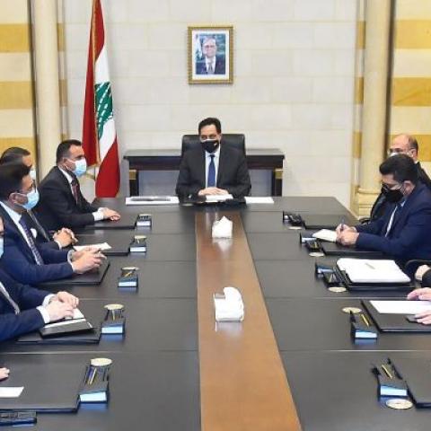 دياب استقبل وزير الصحة العراقي واكد أهمية تطوير إطار التعاون