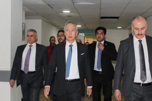 اليابان ومكتب الأمم المتحدة لخدمات المشاريع في عمان دعما مستشفى الحريري الجامعي