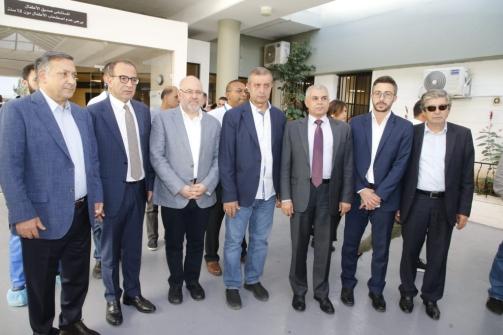 الابيض جال في مستشفيي نبيه بري وراغب حرب والتقى محافظ النبطية