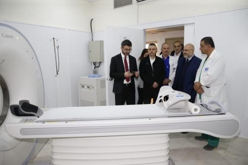 الابيض تفقد مستشفى حاصبيا الحكومي يرافقه النائبان جراده وحمدان 