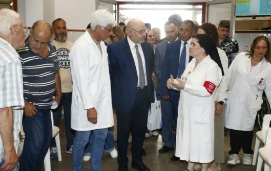 الأبيض بدأ جولة في الشمال هي الثالثة في غضون أسبوع لرفع الجهوزية