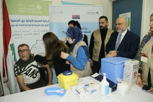 الأبيض تابع إطلاق الحملات الإستباقية لحماية صحة المجتمع وأطلق الحملة الوطنية للتلقيح ضد الإنفلونزا 