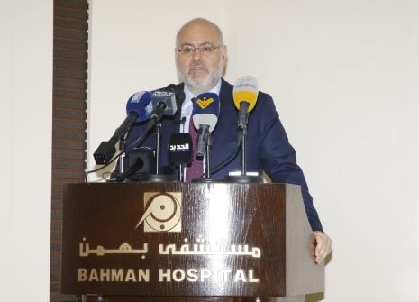الأبيض جال على القطاع الاستشفائي في الضاحية وأكد على إعادة الإعمار