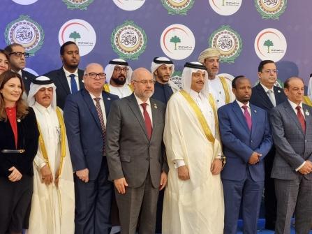 ألقى كلمة لبنان في مجلس وزراء الصحة العرب في بغداد