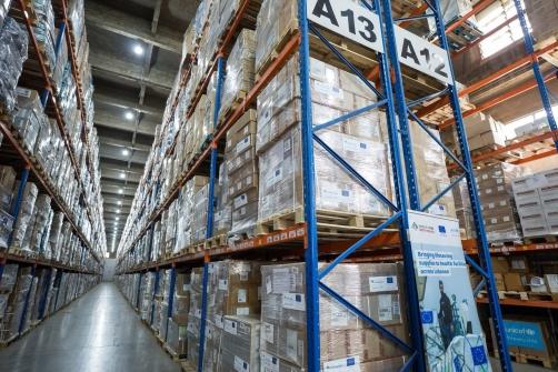 The Ministry of Public Health Receives 40 Tons of Supplies from the European Union and UNICEF