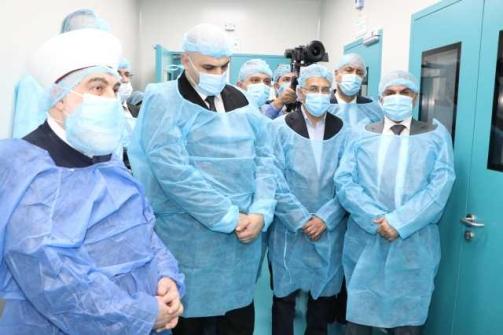 ناصر الدين تفقد مصنع فارمالاين واطلع على أحدث التقنيات المعتمدة في تصنيع الدواء 