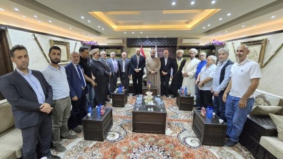 القطان استقبل وزير الصحة في برالياس: سنواجه العدو ببناء المستشفيات والمدارس 