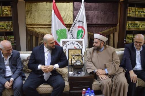 القطان استقبل وزير الصحة في برالياس: سنواجه العدو ببناء المستشفيات والمدارس 