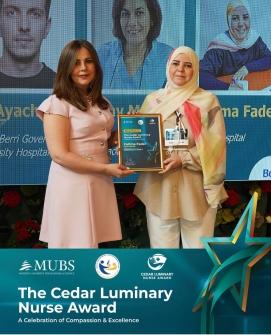 جائزة" الأرز" تكرّم الجسم التمريضي في لبنان 