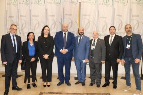 ناصر الدين افتتح المؤتمر العلمي في جامعة الحكمة عن التصوير الطبي المستقبلي 