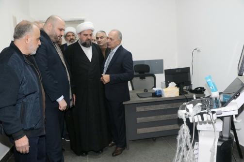 ناصر الدين افتتح مركز الإمام الحسين في برج البراجنة