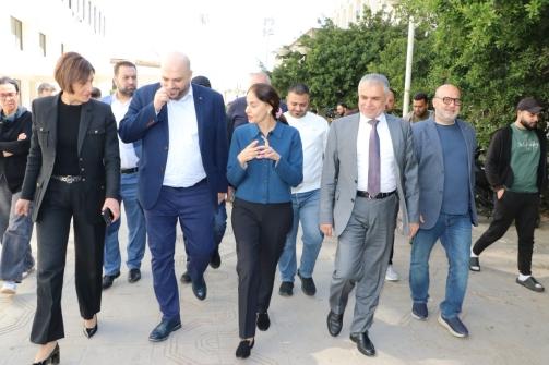 وزراء الصحة والبيئة والعمل جالوا على مراكز استضافة في بيروت