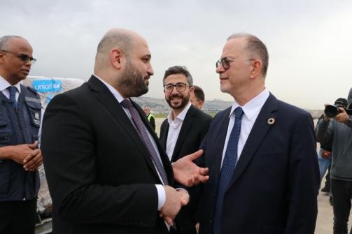 Nassereddine Receives a Shipment of Medical Aid from UNICEF and WHO