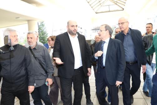 ناصر الدين تفقد مستشفى صيدا الحكومي: نحن مع النازحين بمستشفياتنا ومراكزنا للرعاية الأولية